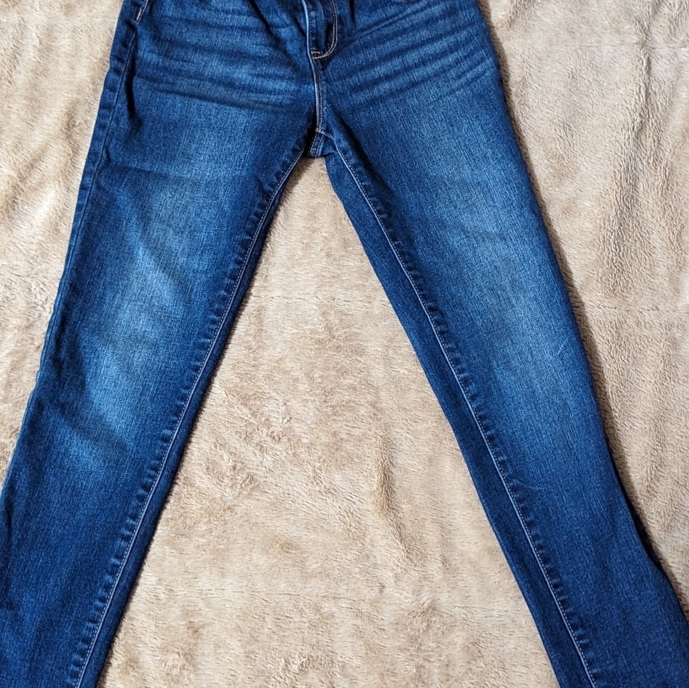 Old Navy Girls Jeggings Size 10 Dark Blue and Size 12 Light Blue - Picture 2 of 16